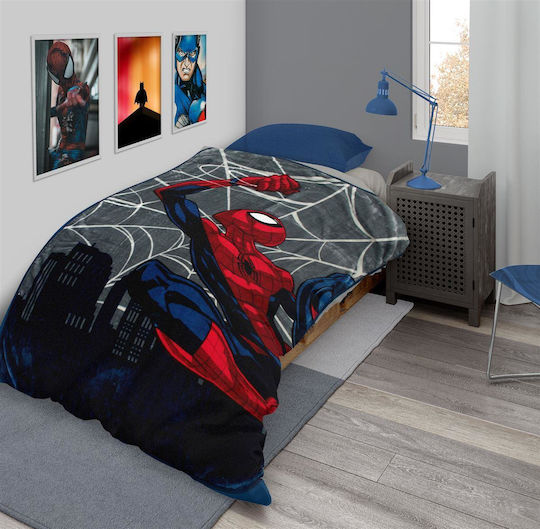 Dimcol Blanket Velvet Spider-man 512 Dimcol 160x220cm