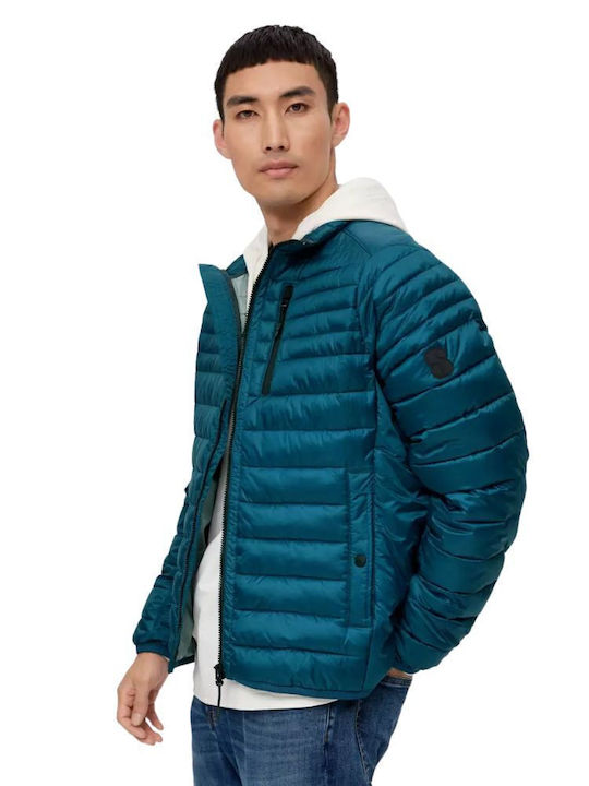 Winter Jacke Puffer Blau