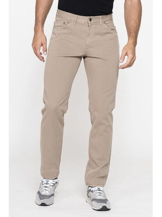 Trousers in Regular Fit Beige