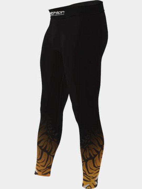 Athlon Long Men Martial Arts Leggings Black