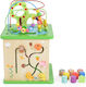 Tooky Toys Activity Cube made of Wood for 18++ Months