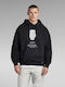 Archive Sweatshirt mit Kapuze Schwarz