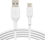 Belkin 2Pack USB 2.0 Cable USB-C male - USB-A male White 1m (CAB001BT1MWH2PK)