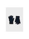 Mayoral Knitted Kids Gloves Navy Blue