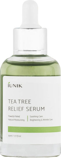 iUNIK Tea Tree Serum Anti-Îmbătrânire pentru Față cu Centella Asiatica și Niacinamidă 50ml