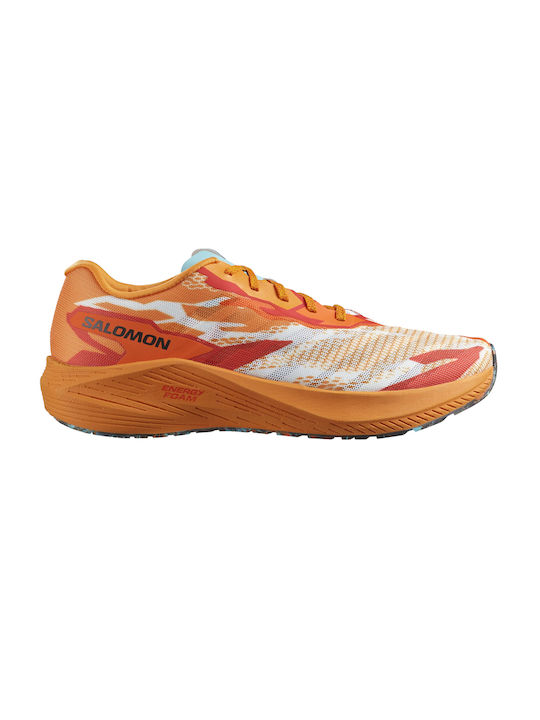 Salomon Aero Volt Ανδρικά Αθλητικά Παπούτσια Running Turmeric / Fiery Redblue Radiance