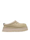 Tazz Slipper Leather Winter Women's Slippers Gray