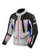 Rev'IT Sand 4 H2O Men's Riding Jacket 4 Seasons Waterproof Silver-Blue