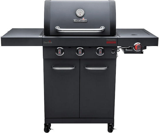 Char-Broil Professional Power Edition Gasgrill Rost 44.5cmx61.5cmcm mit 3 cm 7.05kW und Seitenbrenner