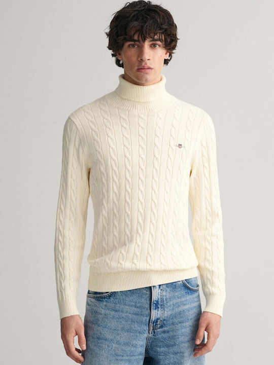 Gant Long Sleeve Sweater Cream