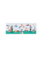 Colourbox Kids Wooden Kids Wall Hanger with Hooks Blue 17.5x50x1cm