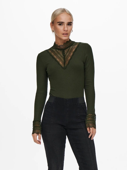 Only Tilde Damen Bluse Langärmelig Rosin