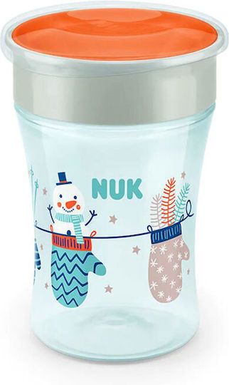 Nuk Baby Cup Magic Cup made of Silicone Orange 230ml for 8m+m+