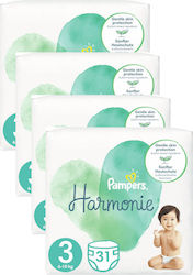 Pampers Harmonie No. 3 for 6-10 kgkg 124pcs