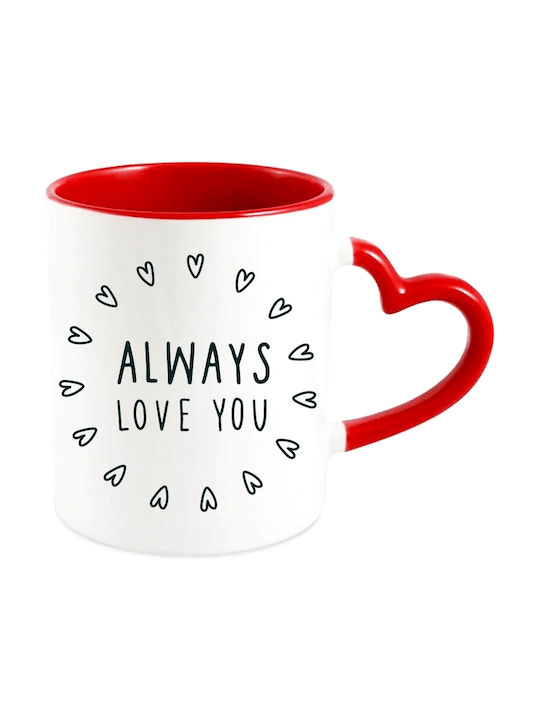 Love You Ceramic Cup Multicolour 320ml