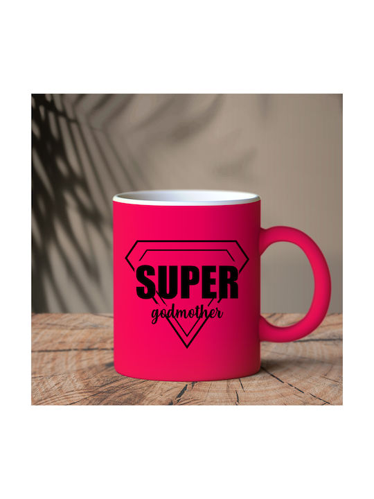 Tasse Keramik " Super Godmother" 1Stück