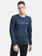 Paco & Co Men's Long Sleeve Blouse Navy Blue