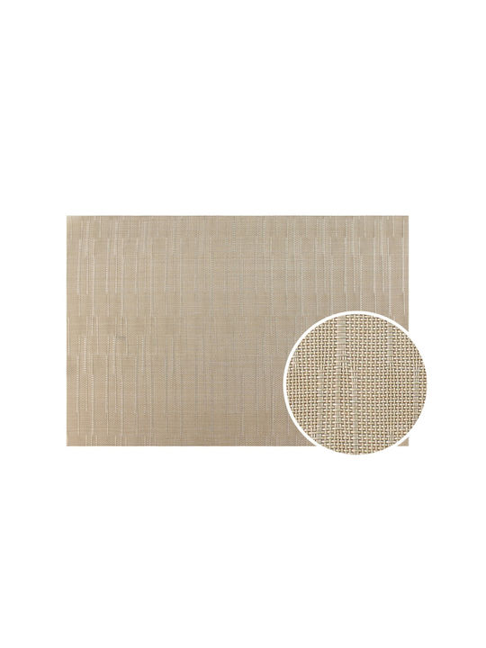 GTSA Σουπλά Πλαστικό Μπεζ 45x30cm 12τμχ