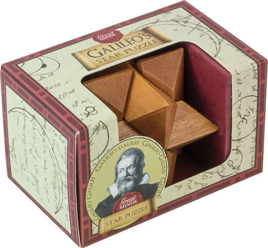Professor Puzzle Da Vinci's Mini Puzzle Star Παζλ από Ξύλο για 6+ Ετών