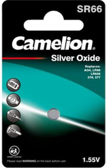 Camelion Batterie Silber-Oxid für Uhren SR66 1.55V 1Stück