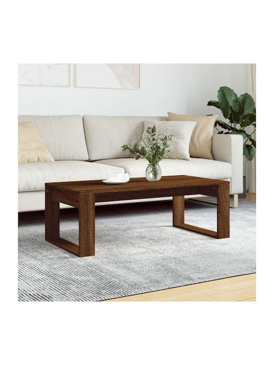 Rechteckig Couchtisch Holz Braun 823365 B102xT50xH35cm