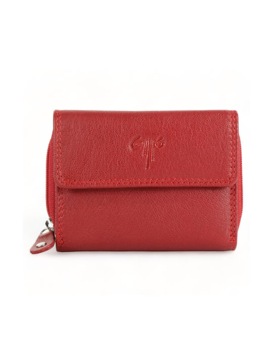 Kion Small Leather Women's Wallet Red