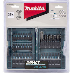 Makita Set 35 Biți Șurubelniță Impact