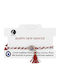 4teen-4ty Women's Bracelet Martaki with design Eye made of Cord