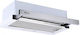 Bronxi Schiebbarer Dunstabzug 60cm Inox