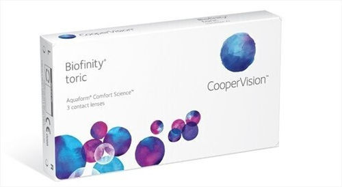 Cooper Vision Biofinity Toric 3 Μηνιαίοι Αστιγματικοί Φακοί Επαφής Σιλικόνης Υδρογέλης