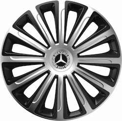 Versaco Car Hubcap Set Trend 13" 4pcs Silver