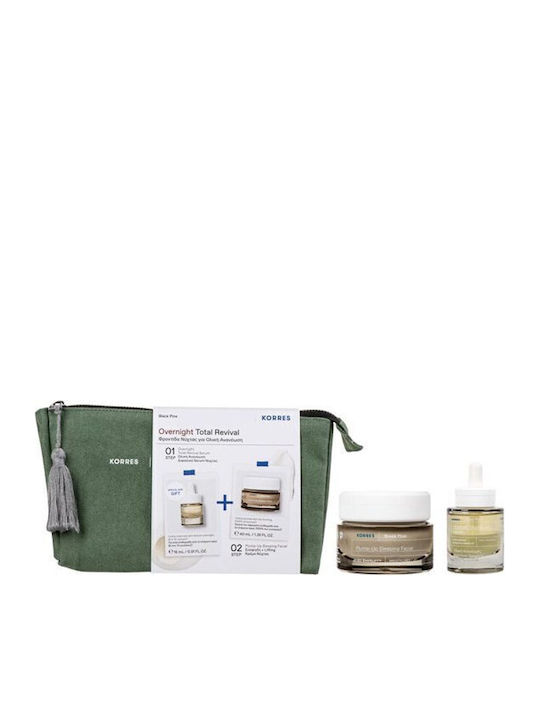 Korres Black Pine Set Îngrijire pentru Tonifiere 2buc