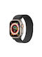 Dux Ducis Strap Strap Fabric Blue Black (Apple Watch 42/44/45/49mm)