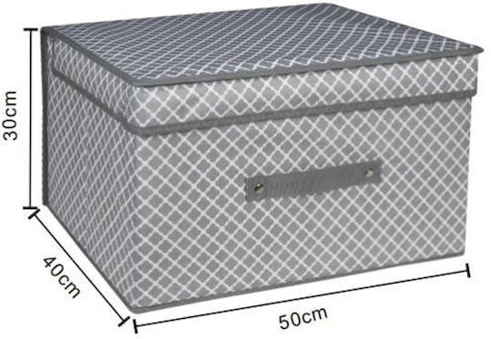 Tpster Πλαστικό Κουτί Αποθήκευσης με Καπάκι 50x40x30cm
