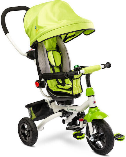 Toyz Wroom Сгъваемо с Ръкохватка за Родител за 3-5 Години Зелен