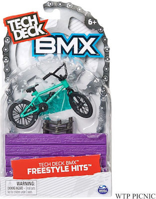 Spin Master Miniature Toy BMX Freestyle Hits TechDeck for 3+ Years (Various Designs/Assortments of Designs) 1pc