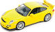 Lucky Diecast Porsche Φιγούρα Μοντελισμού Αυτοκίνητο Κίτρινη σε Κλίμακα 1:43