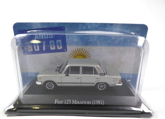 Magazine Models Fiat Φιγούρα Μοντελισμού Αυτοκίνητο Ασημί σε Κλίμακα 1:43