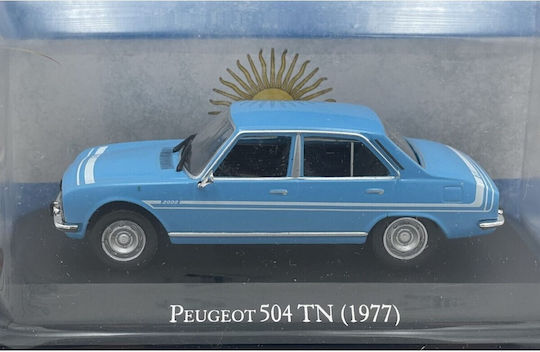 Magazine Models Peugeot Φιγούρα Μοντελισμού Αυτοκίνητο Μπλε σε Κλίμακα 1:43