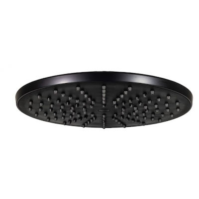 Kls Plastic Showerhead Black Ø20cm