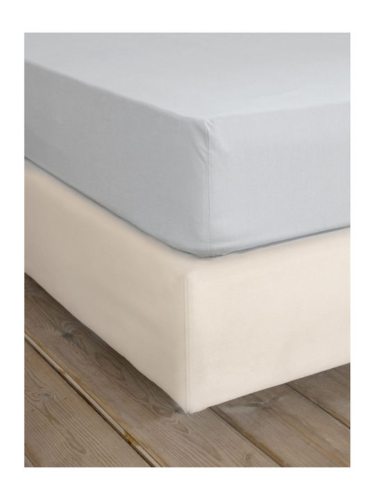 Nima Unicolors Σεντόνι King Size με Λάστιχο 185...