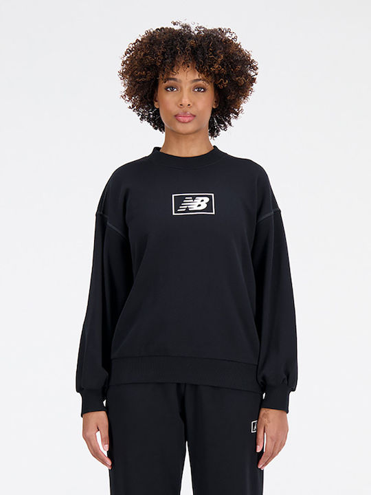 New Balance Essentials Φούτερ Μαύρο