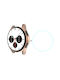 Plastic Case with Tempered Glass Rose Gold Colour for Galaxy Watch 4 Classic 46mm