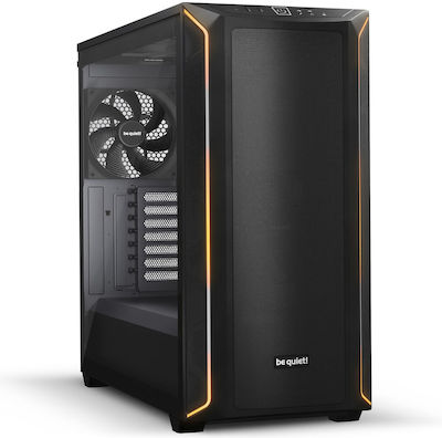 Be Quiet Shadow Base 800 DX Gaming Midi Tower Κουτί Υπολογιστή με Πλαϊνό Παράθυρο και RGB Φωτισμό Μαύρο