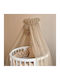 IngVart Mosquito Net Cradle Tulle KUNCP2006 Brown