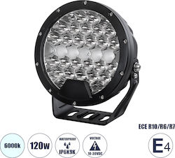 GloboStar Στρογγυλοί Προβολείς Αυτοκινήτου LED Renault Master 12V 120W 18cm με Λευκό Φωτισμό 4τμχ