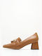 Mortoglou Leather Brown Heels