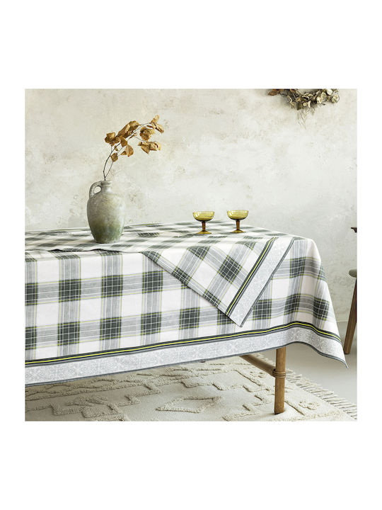 Nima Tablecloth Cotton Royal Green 150x190cm 32995