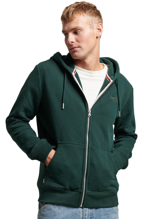 Superdry Green Hooded Cardigan