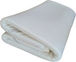 Sleepn'Life Topper Antibacterial Single Spumă de memorie cu Benzi Elastice de Fixare 90x200x4.5buc